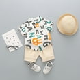 thumbnail image 4 of Utlike Boys Outfits Sets Shorts Kids Alphabet English Clothes Shirt Baby Set Tops Toddler Outfits&Set Boys Daily Clothing Set For Playwear Size 3 Years-4 Years, 4 of 4