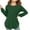 Dark Green, variant on Girls Long Sleeve Shirts Size 14-16 Kids Curve Hem Side Slit Soft Tunic Tops T-Shirts Long Sleeve Tops for Girls Fall Clothes Mint Green
