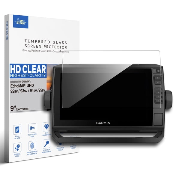 Protector de pantalla INNOSURE de cristal templado Garmin Echomap UHD