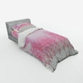 thumbnail image 2 of Ambesonne Pink Bedding Set 3 Pcs, Cherry Trees Feathers, Twin, Pale Pink White, 2 of 2