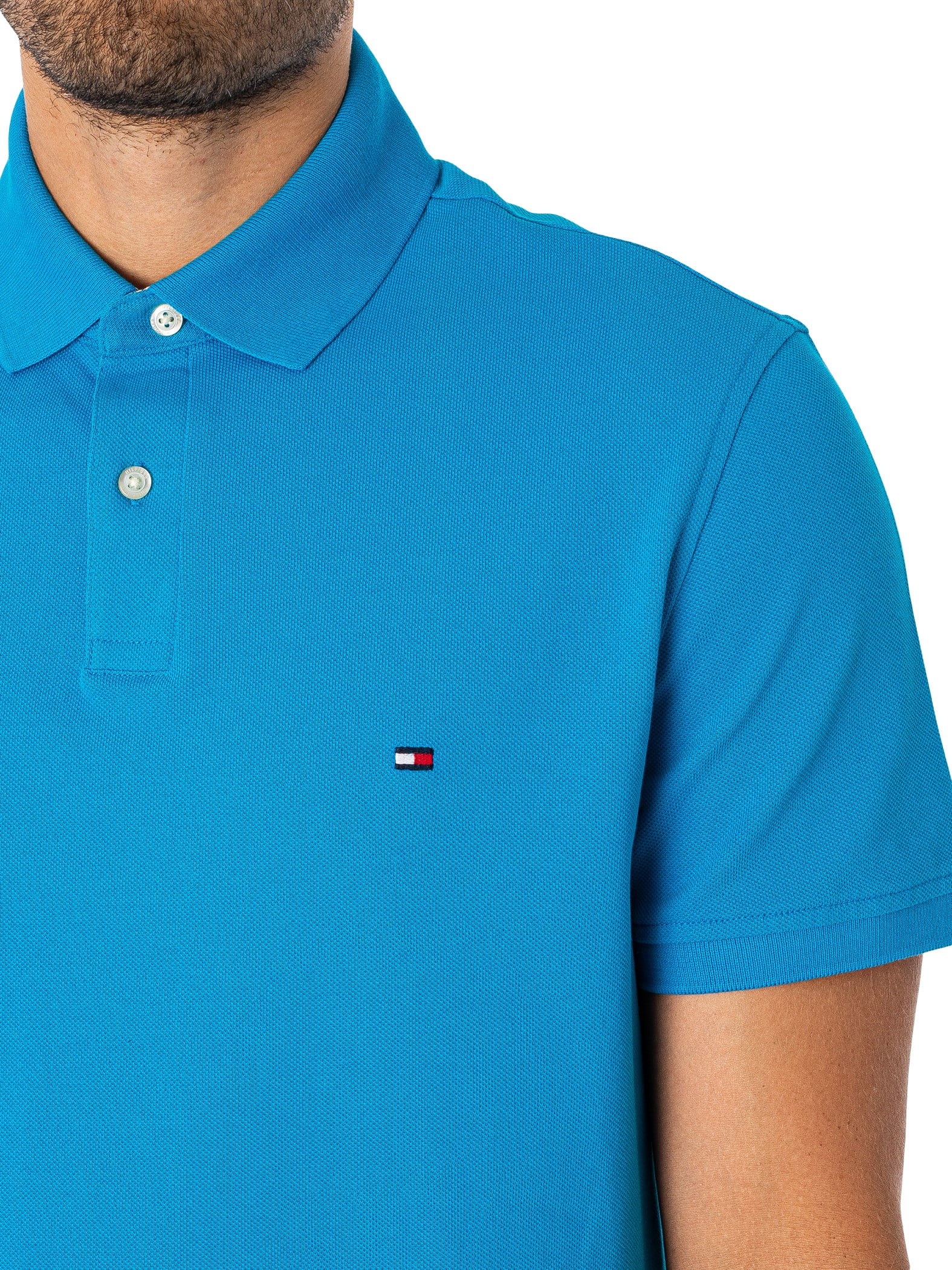 Hilfiger Tommy Polo Regular Shirt, Blue 1985