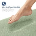 thumbnail image 2 of Thick Memory Foam Bath Mat Rug 24x16, Extra Soft Absorbent Bathroom Rug, Quick Dry Bath Mats, Non-Slip, Machine Washable Carpet for Bathroom, Tub and Shower, Home Decor Accessories, Beige, 2 of 7