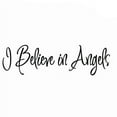 thumbnail image 2 of VWAQ I Believe in Angels Wall Decal Nursery Wall Decals Inspirational Quotes - 1635 (14"H X 40"W), 2 of 2