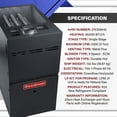 thumbnail image 3 of Goodman 80% 80000 BTU Single Stage Gas Furnace - 21" Width Downflow/Horizontal | 2000 CFM, R32, 9-Speed, HVAC Low-NOx Heater, 3 of 8