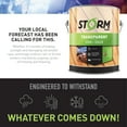 thumbnail image 6 of Storm Stain Dual Dispersion Transparent Stain + Sealer, Natural, 1 Gallon, 6 of 10