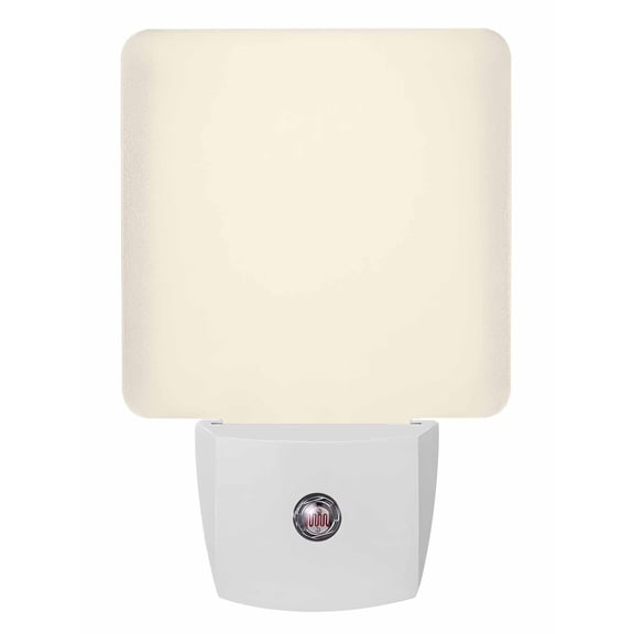 Night Lights Auto Sensor Cream Plug-in LED Nightlights Lamp Dusk to Dawn for Living Room, Bedroom, Bathroom, Hallway, Stairways Home Wall Decor, Solid Color Night Light