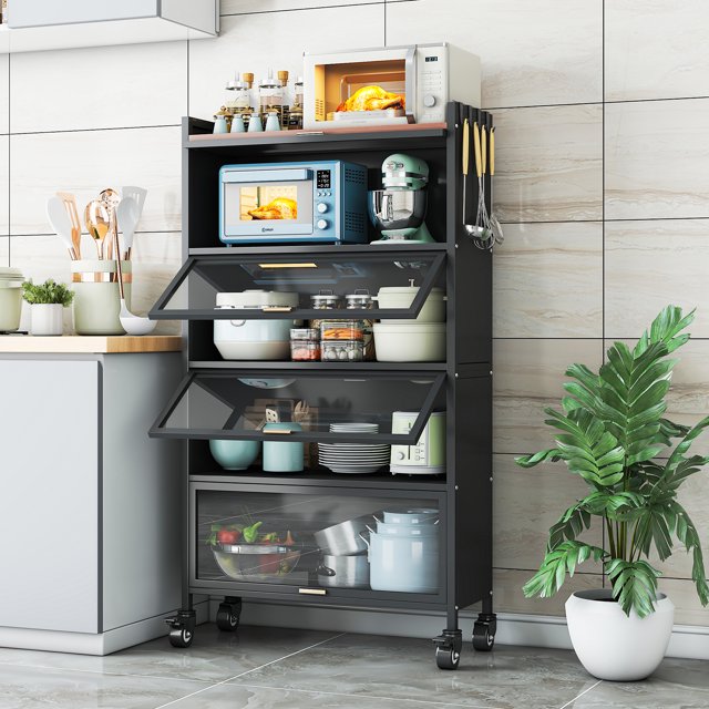 Wisdom Star 5 Tier Kitchen Baker's Rack, Heavy Duty Free Standing Baker