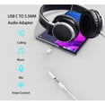 thumbnail image 3 of USB C to 3.5mm Headphone Jack Adapter, USB C to Aux Audio Dongle Nylon Cable for iPhone 15 Pro/15 Plus/15 Pro Max,iPad,MacBook, for Samsung Galaxy S24 S23 S22, and More Type C Devices (2 Pack), 3 of 7