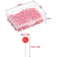 thumbnail image 3 of Map Tacks Push Pins Small Size 300 Packs (Red, 1/5 Inch), 3 of 7