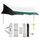 thumbnail image 1 of Lona de acampada de 5,2x4,4 m, refugio solar impermeable, toldo de acampada para acampar al aire libre, 1 of 9