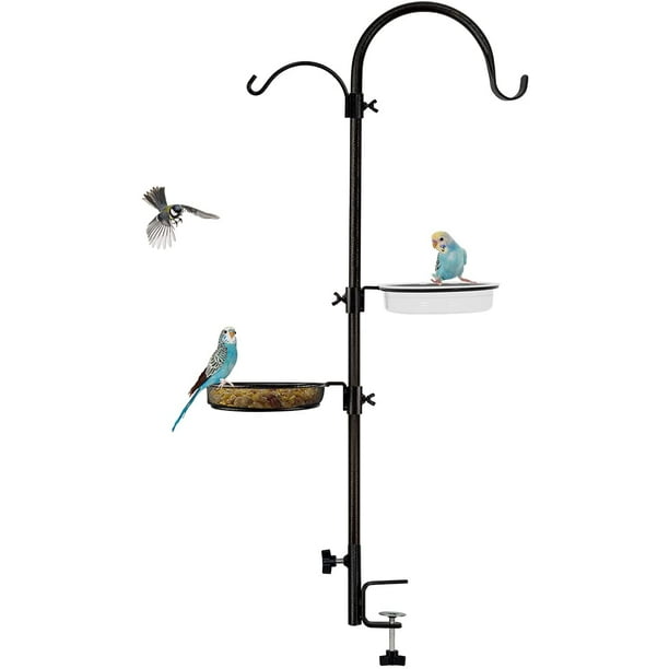 Deck Hook Bird Feeder Pole Bird Feeder Porch Multi Hook Bird Feeding Station Kit Multi Feeder