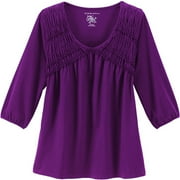 Just My Size - Women's Plus Swingy Smocked Tee
