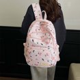 thumbnail image 5 of Weebloom Large School Backpack For Kids Girls Cute 3Pcs School Bags Set Adorable Cherry Printed Bookbag Middle High School College Pink, 5 of 6
