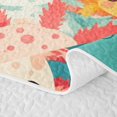 thumbnail image 5 of Erosebridal Kawaii Axolotl Bed Spread Queen,Colorful Ocean Animals Queen Coverlet Set For Girls,3-Piece, 5 of 7