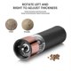 thumbnail image 5 of 2Pcs Automatic Salt Pepper Grinder Electric Spice Mill Battery Powered Adjustable Coarseness Pepper, 5 of 5