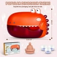 Hot Bee Dino Bubble Bath Toy, Orange Bubble Maker Machine, Automatic 12