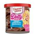 thumbnail image 3 of (4 pack) Duncan Hines Dolly Parton's Favorite Chocolate Buttercream Flavored Cake Frosting, Valentine's Day Cookie Decorating, 16 oz., 3 of 10