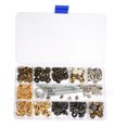thumbnail image 3 of 1 caja de cierres a presión para manualidades, hebillas, kit práctico para hebillas de billetera, 3 of 7