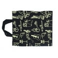 thumbnail image 2 of Bolso de compras, final del lujo del bolso de algodón de la bolsa de asas del totalizador del hombro del bolso del algodón, 2 of 8