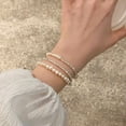 thumbnail image 2 of Fashion Silver Pearl Bracelet For Women, 2 of 2