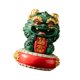 thumbnail image 4 of Estatua china de Kirin, regalo decorativo de inauguración de la casa, piedra arenisca coleccionable china Riqueza con Base, 4 of 9