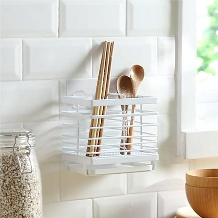 

Chopsticks Holder Drying Rack Kitchen Utensils Drainer Spoon Fork Chopsticks Holder Household Cutlery Storage Basket