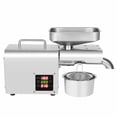 thumbnail image 6 of Fichiouy Automatic Small Oil Press Machine 304 Stainless Steel Peanuts Walnuts Press with Temperature Control 110V 610W, 6 of 9