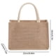 thumbnail image 5 of Bolsas Arpillera Bolsas Regalo Bolso Playa Yute en Blanco Con Asa (S), 5 of 9
