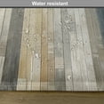 thumbnail image 5 of Ambesonne Striped Place Mats Set of 4, Rustic Farmhouse Backdrop, Standard Size, Eggshell Sea Blue Khaki, 5 of 5