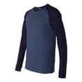 thumbnail image 1 of Camiseta de béisbol de la Canvas para hombre, Heather Navy Medium Canvas Camiseta de manga corta, 1 of 1