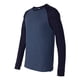 thumbnail image 1 of Camiseta de béisbol de la Canvas para hombre, Heather Navy Small Canvas Camiseta de manga corta, 1 of 1