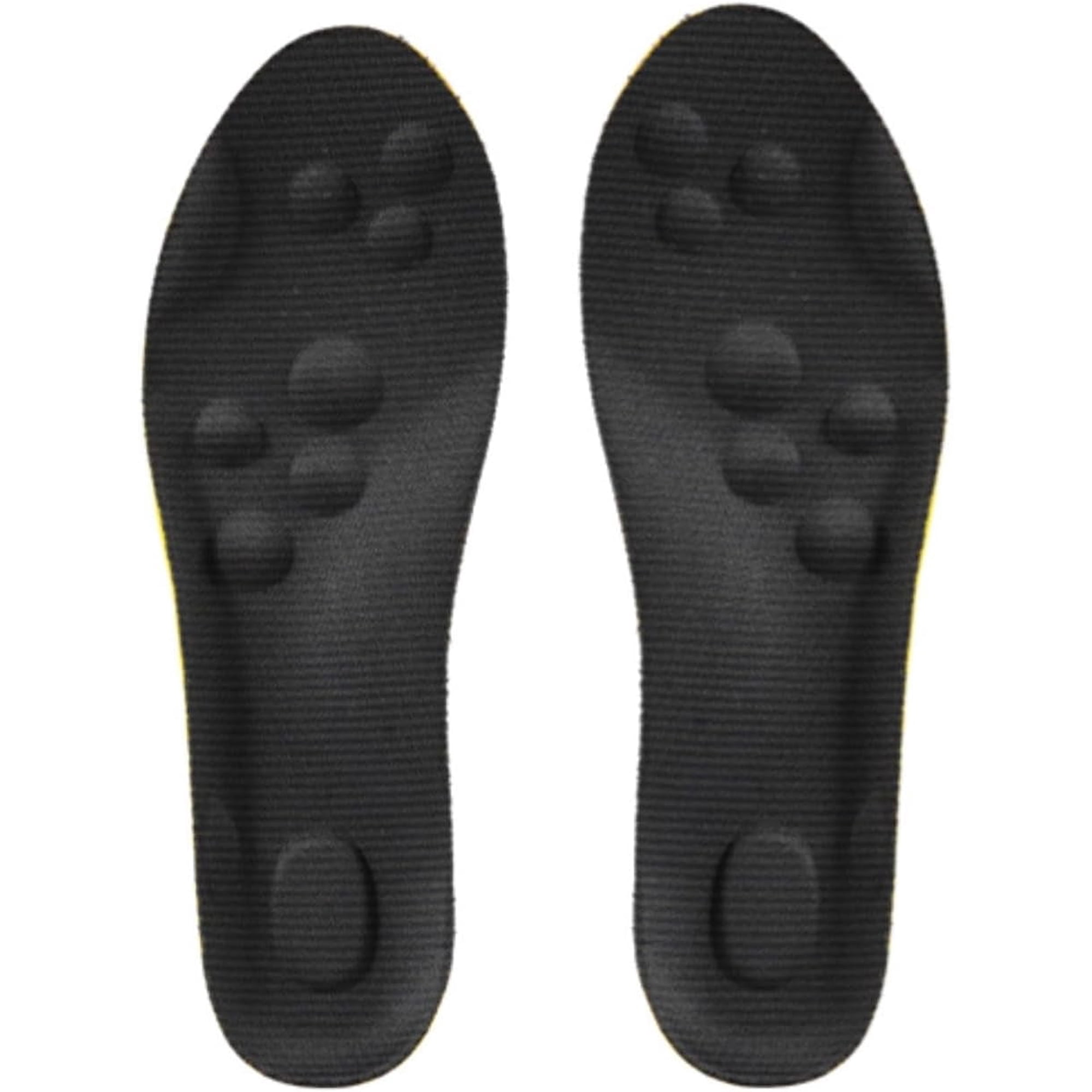 Back9relief Golf Insoles for Men & Women - Clinically Tested to Eliminate Foot Fatigue for 18 Holes, Arch Support & Plantar Fasciitis Relief, Swing Stability on Any Terrain (Black, Size 5)