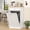 White, variant on AHB 13 Gallon Single Tilt Out Trash Cabinet with Drawer, Freestanding Kitchen Trash Can Storage Organizer, 20.9"L x 13.55"W x 38.5"H, White