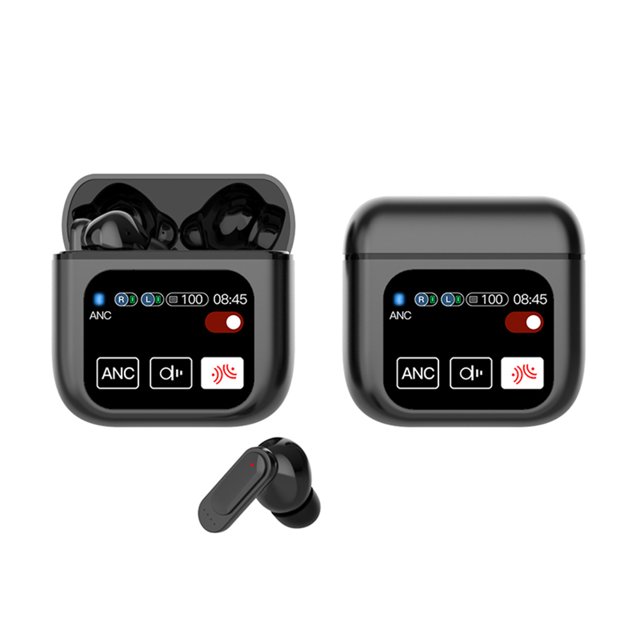 Auriculares inalámbricos con pantalla táctil y sonido estéreo BT5.4, diseño intraauricular