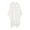 White, variant on Women's 2025 Cardigan 3/4 Sleeve Swimwear Beach Breathable Cut Out Above Knee Cool Cover Up Spring Break Beachwear Black One Size