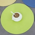 thumbnail image 2 of TNOBHG Stain-resistant Placemats Table Placemat Solid Color Heat Insulation Mat for Dining Table Washable Stain-resistant Durable Elegant Table Setting, 2 of 8