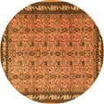 thumbnail image 1 of Ahgly Company Indoor Round Persian Orange Traditional Area Rugs, 3' Round, 1 of 1