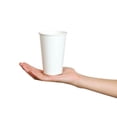 thumbnail image 2 of UNIQ 16 oz White Paper Drink Cups - 90mm - 1000/Case, 2 of 3