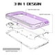 thumbnail image 4 of Funda híbrida de alta resistencia 360 para iPhone, carcasa transparente a prueba de golpes para modelos 14, 13, 11, 12, 15 Pro Max, X, XSMAX, XR, XS, 7, 8 Plus, 4 of 5