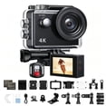 thumbnail image 1 of EK7000 Cámara de Acción WiFi 4K30FPS 20MP Sumergible Control Remoto Zoom 4X Compatible con Micrófono Externo, 1 of 9