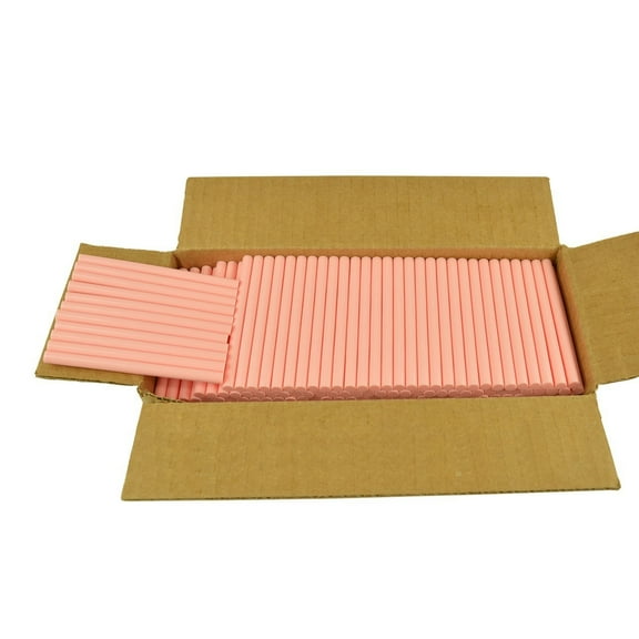 GlueSticksDirect Pastel Red Colored Glue Stick 7/16” X 4" 5 lbs