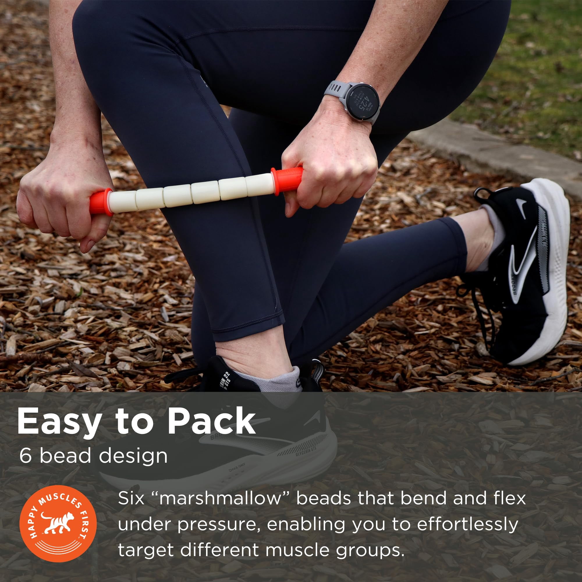 The Stick - Bendy 15" Flexible Roller For Myofascial Release & Trigger Points Bendable Deep Tissue  Shoulders Improve