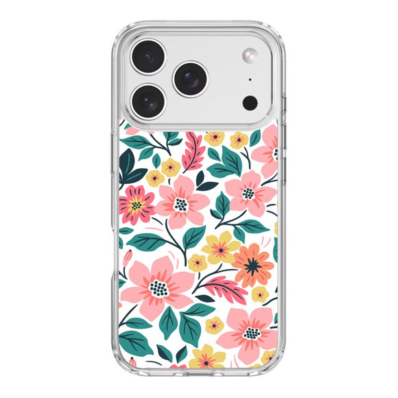Funda para iPhone 17 Pro MaxTransparente Wildflower AMPD