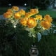 thumbnail image 1 of Lámpara de jardín solar peony 7 cabezas, luces LED de simulación de flor, impermeable, decoración para jardín, senderos, patios, luces solares para exteriores, iluminación de jardín,, 1 of 5