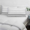 thumbnail image 4 of Grey Stripe Body Pillow Cover, Pillowcase Protectors with Zipper, Breathable Decorative Throw Pillow Case Cover, Modern Abstract Monochrome Geometric Pillow Shams for Couch Sofa 24x36Inch, 4 of 8