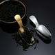 thumbnail image 5 of Minicuchara de té de acero inoxidable con mango corto, juego de té, 3 piezas (plateado), 5 of 5