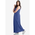 thumbnail image 2 of ellos Women's Plus Size Sleeveless Knit Maxi Dress - 10/12, Rich Indigo, 2 of 5