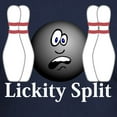 thumbnail image 3 of CafePress - Lickity Splits Logo 4 Men's Fitted T Shirt (Dark) - Men's Fitted T-Shirt, 3 of 4