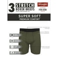 thumbnail image 5 of Wrangler Five Star Premium Pro Venture Men’s 6" Boxer Briefs, 3-Pack, 5 of 5