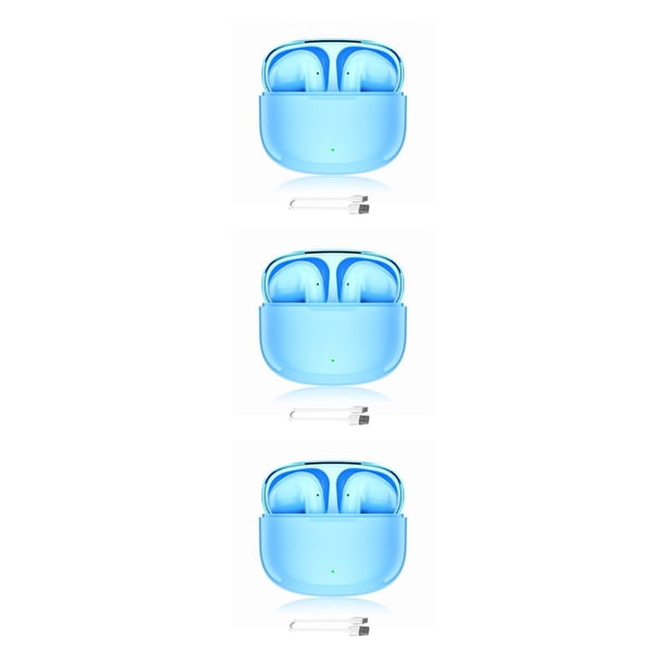 Seitruly Auricular Auricular compatible con Bluetooth Auricular de llamada manos libres Azul Type1 NO1